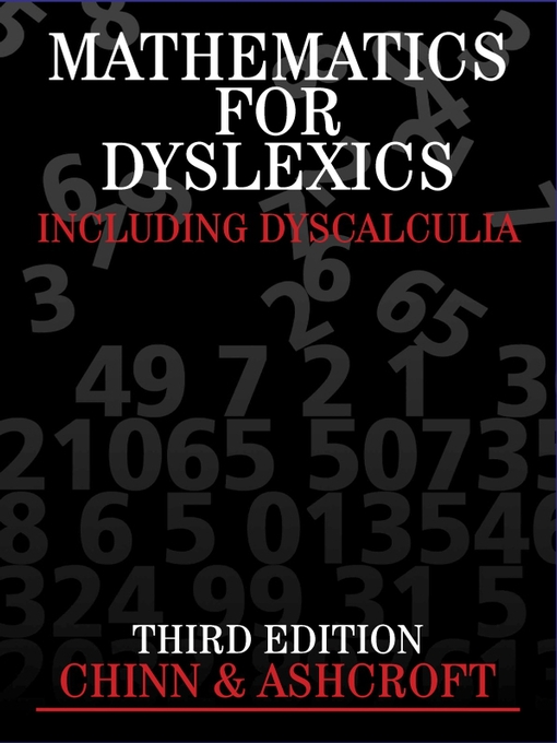 Title details for Mathematics for Dyslexics by Steve Chinn - Available